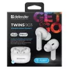Defender TWINS 903 Bluetooth-oordopjes, wit
