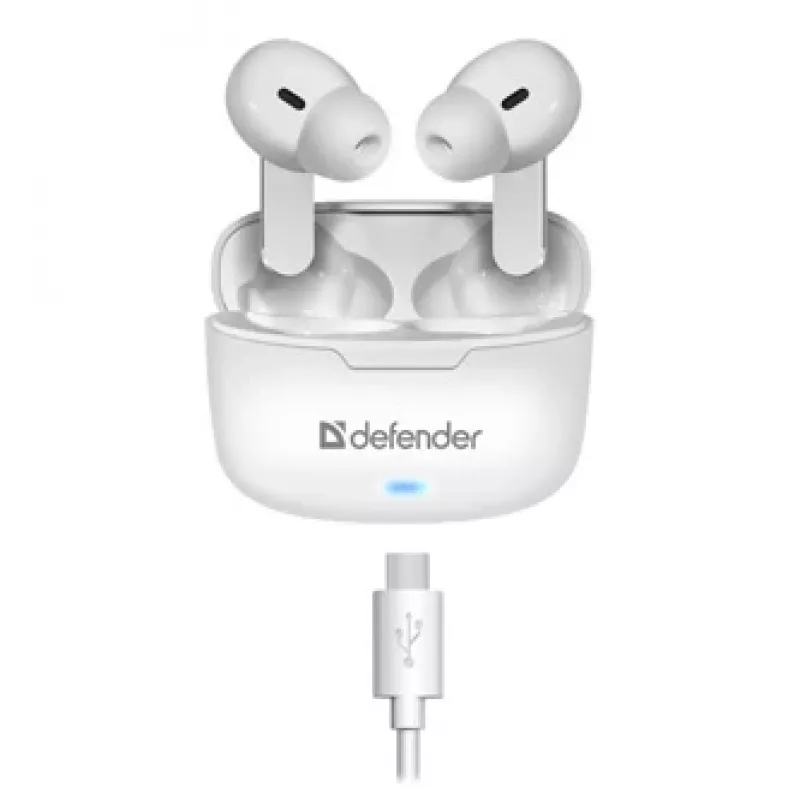 Defender TWINS 903 Bluetooth-oordopjes, wit