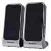 DEFENDER SPK-225 bekabelde 2.0-luidsprekers, 4 W RMS, USB/DC 5 V, 3,5 mm, zwart