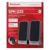 DEFENDER SPK-225 bekabelde 2.0-luidsprekers, 4 W RMS, USB/DC 5 V, 3,5 mm, zwart