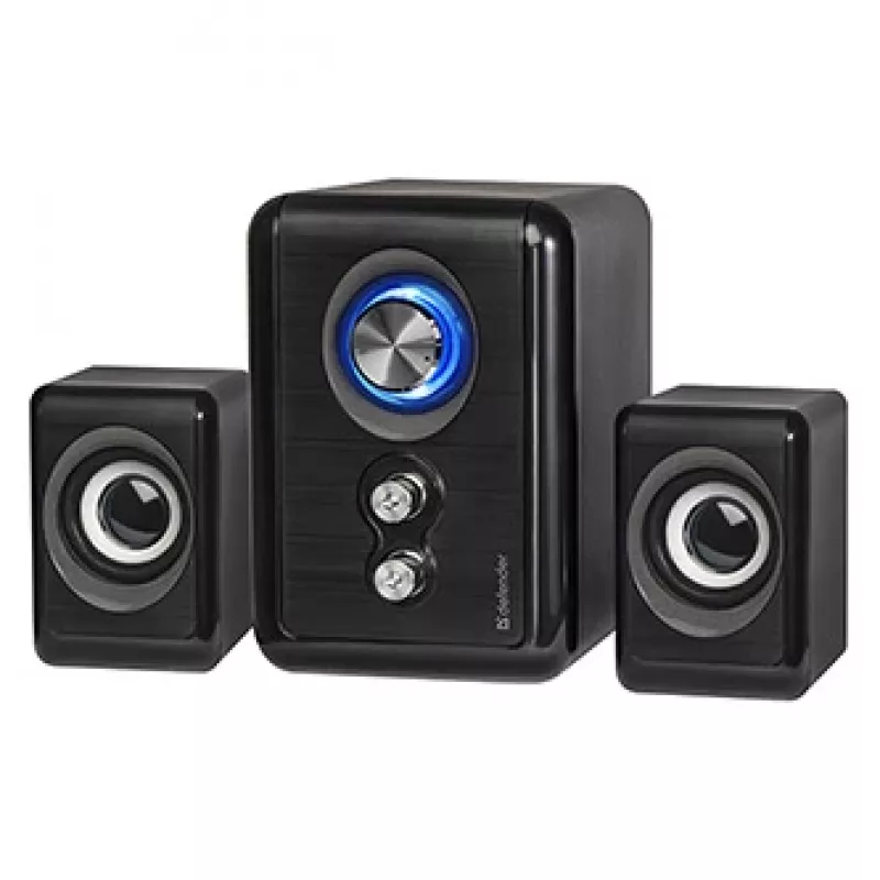 DEFENDER luidspreker V11 11 W bekabeld 2.1 desktop-satellietluidspreker, USB 5 V, zwart