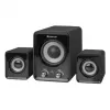 Bedrade DEFENDER Z4 2.1-luidsprekers, 11 W RMS, zwart, USB 5V-voeding, 3,5-mm-hoofdtelefoonuitgang