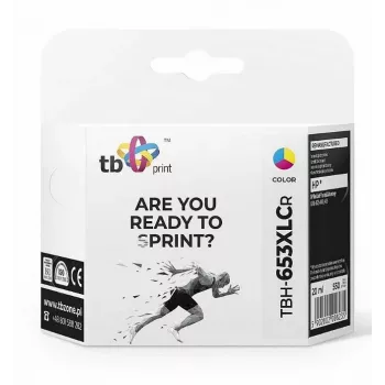 Inktjet voor HP DJ6075 TBH-653XLCR CMY ref.