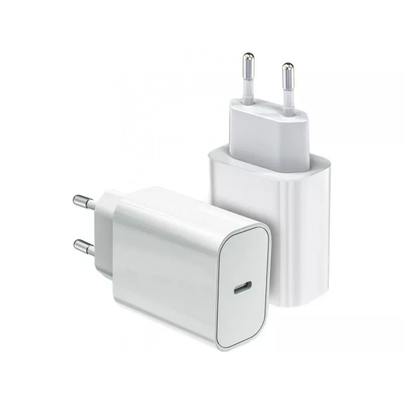 Universele oplader USB C 20W Power Delivery wit