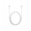 USB C - USB C kabel 1m. silicone wit