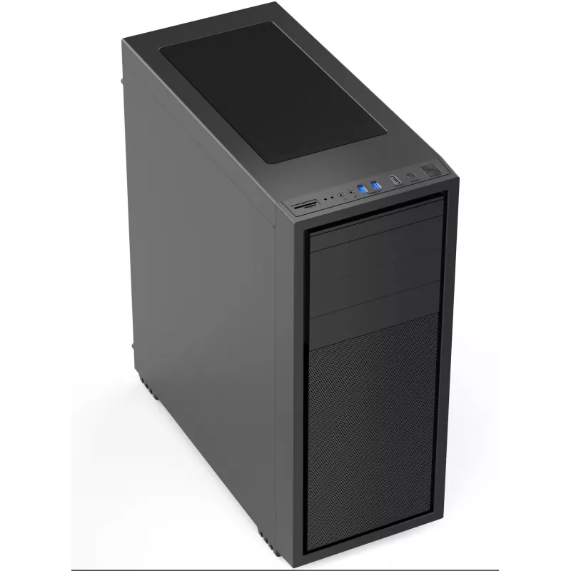 Gembird Fornax K500 ATX computerbehuizing, midi-tower, zwart