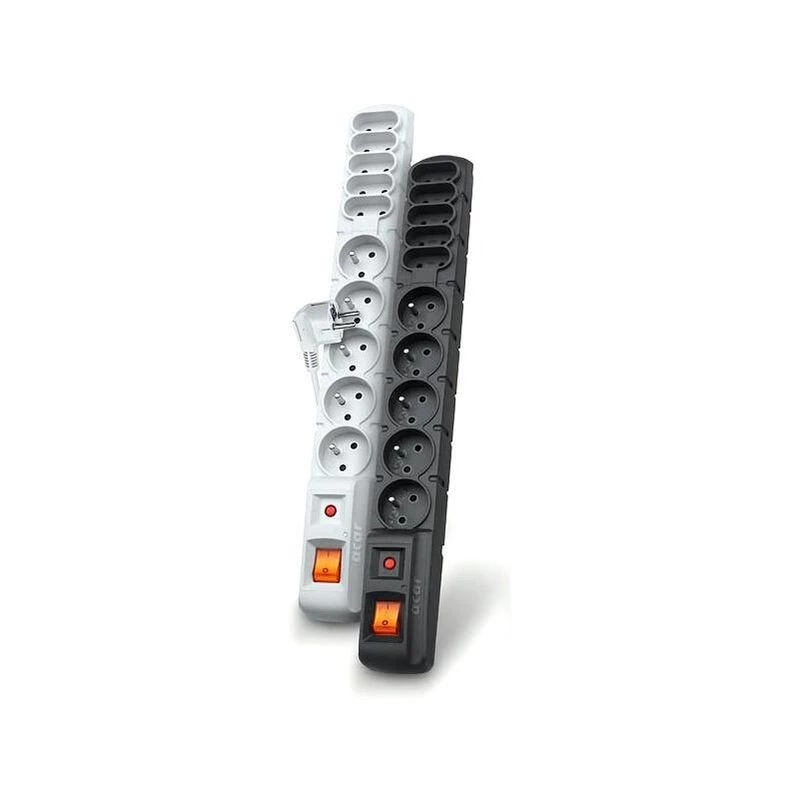 HSK DATA S10 3m verlengkabel 10 AC-stopcontacten binnen/buiten zwart