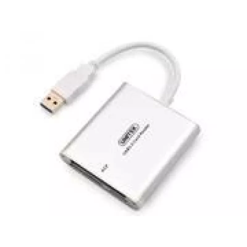 UNITEK Y-9313 kaartlezer USB 3.2 Gen 1 (3.1 Gen 1) zilver