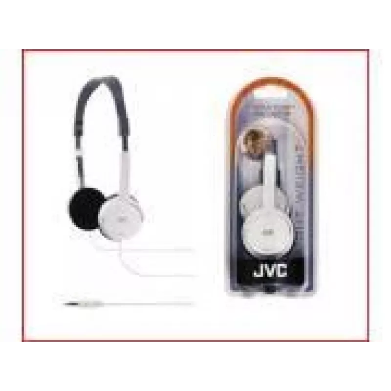 JVC HA-L50W lichtgewicht (wit) hoofdtelefoon bedraad muziek