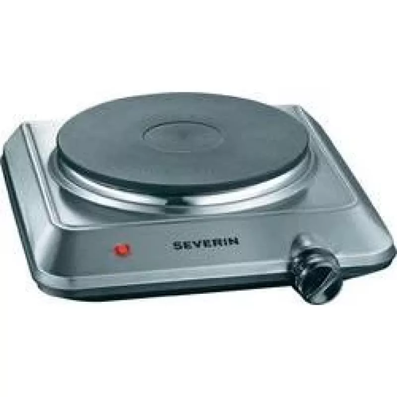 SEVERIN KP 1092 - elektrische kookplaat - 1,5 kW - geborsteld roestvrij staal
