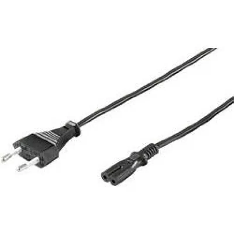 Goobay euro-netkabel 1.5 m zwart
