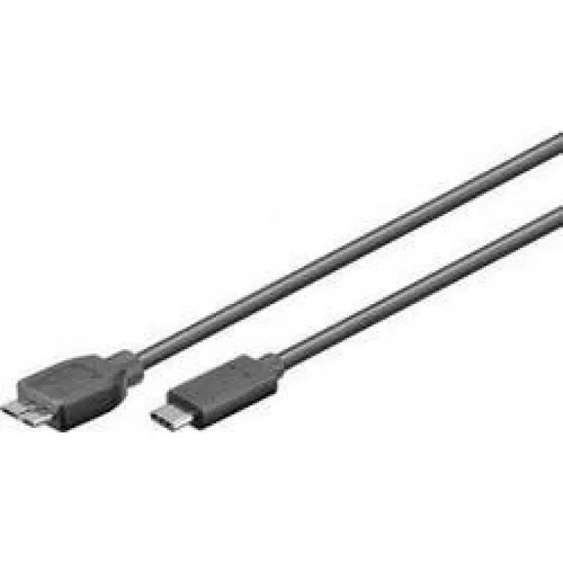 Wentronic goobay - USB-kabel - Micro-USB Type-B (stekker) naar USB-C (stekker) - USB 3.1 - 60 cm - omkeerbare C-stekker (67995)