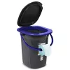 GreenBlue GB320BB draagbare campingtoiletemmer, 19 l, zwart/marineblauw