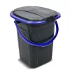 GreenBlue GB320BB draagbare campingtoiletemmer, 19 l, zwart/marineblauw