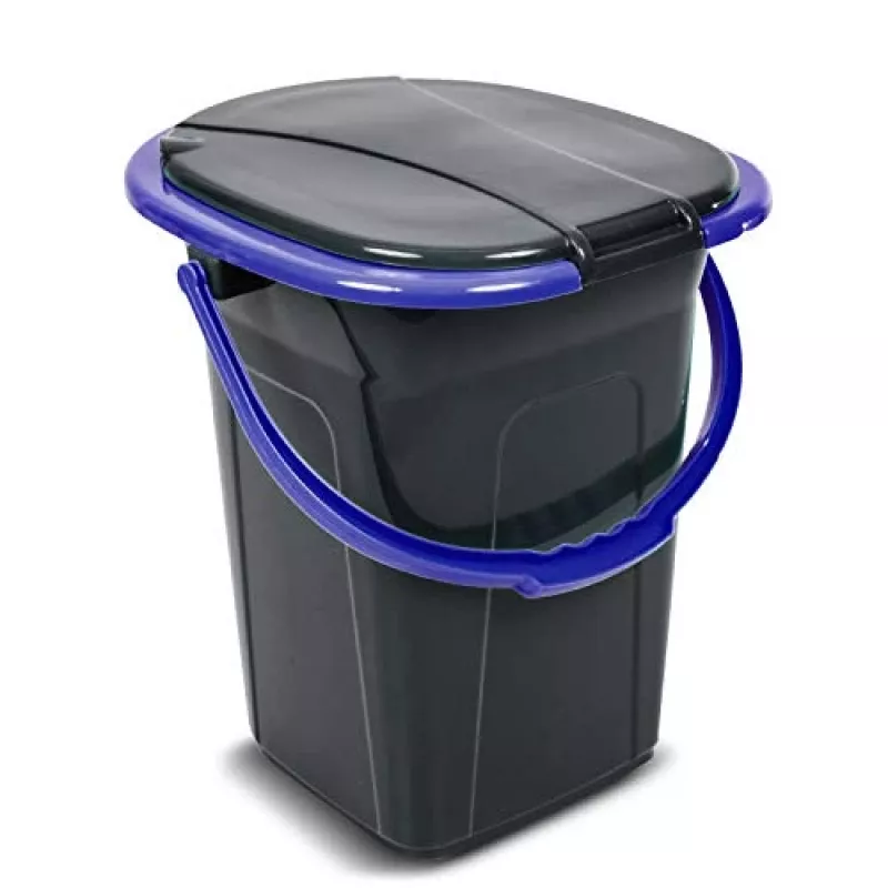 GreenBlue GB320BB draagbare campingtoiletemmer, 19 l, zwart/marineblauw