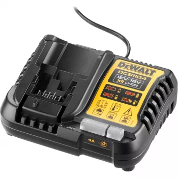 Oplader DeWalt DCB1104-QW voor 10,8-V- en 14,4-V-li-ion-accu's, compact ontwerp