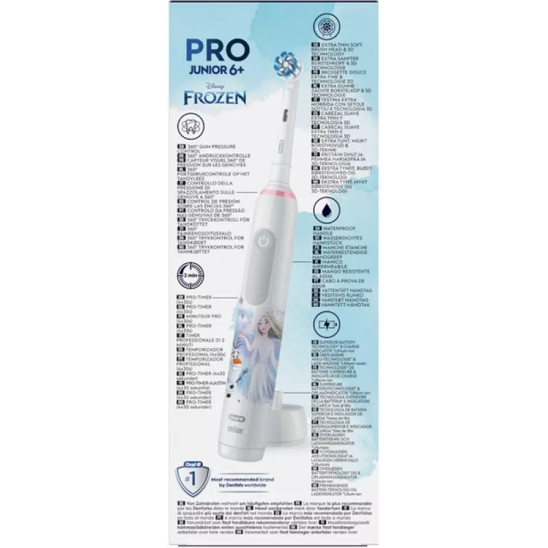 Roterende tandenborstel Oral-B PRO Junior Frozen