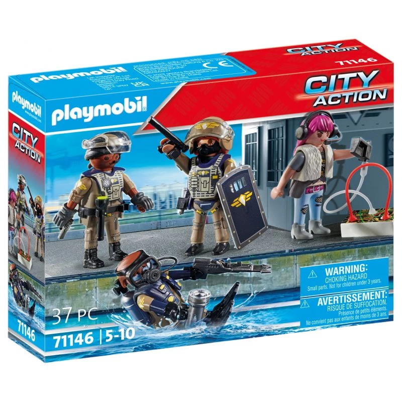 Actie-avontuurspelset Playmobil City Action 71146 leeftijd 5–10