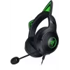 Kraken Kitty V2 - zwart, gamingheadset, kattenoren, stream-reactieve verlichting, HyperClear-cardioïdemicrofoon, 40 mm TriForce-drivers, ingebouwde microfoon in de oorschelpen, Razer Chroma RGB (oor en oorschelpen), surround sound: alleen beschikbaar onder