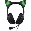 Kraken Kitty V2 - zwart, gamingheadset, kattenoren, stream-reactieve verlichting, HyperClear-cardioïdemicrofoon, 40 mm TriForce-drivers, ingebouwde microfoon in de oorschelpen, Razer Chroma RGB (oor en oorschelpen), surround sound: alleen beschikbaar onder