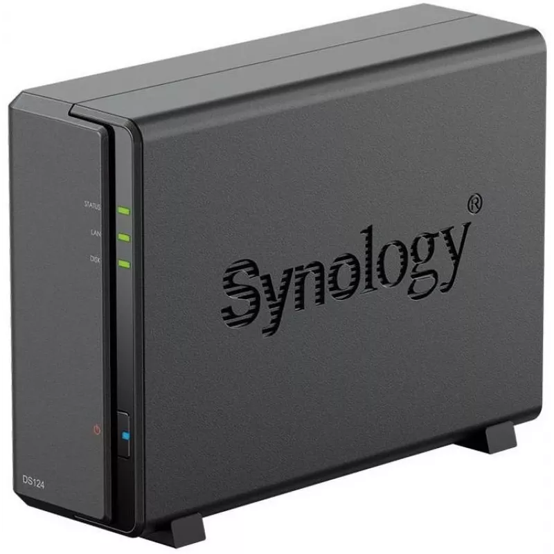 Synology DiskStation DS124 NAS/opslagserver desktop Ethernet LAN zwart RTD1619B