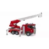 Brandweerwagen BRUDER Scania Super 560R rood wit kunststof 3+