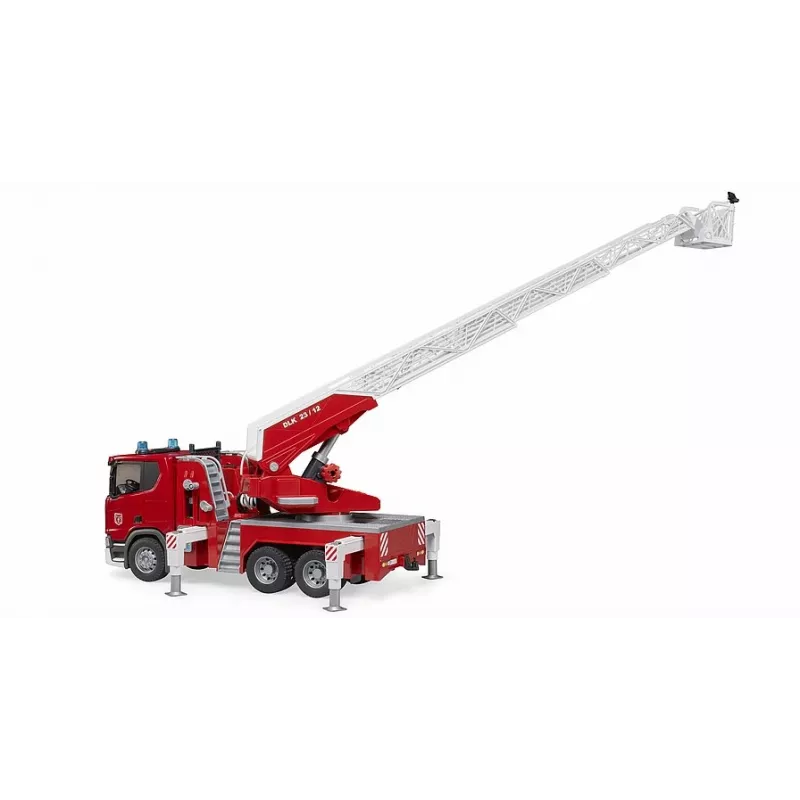 Brandweerwagen BRUDER Scania Super 560R rood wit kunststof 3+