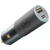 3MK autolader voor mobiele telefoons zwart aantal aansluitingen: 2