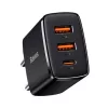 Baseus 30W USB-oplader QC PD3.0 Type-C PD-snellader voor iPhone 17 16 15 14 13 12 Pro Max Xiaomi Samsung