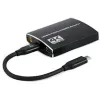 Gembird A-CM-HDMIF2-01 USB-C naar dual-HDMI-adapter, 4K 60Hz, zwart