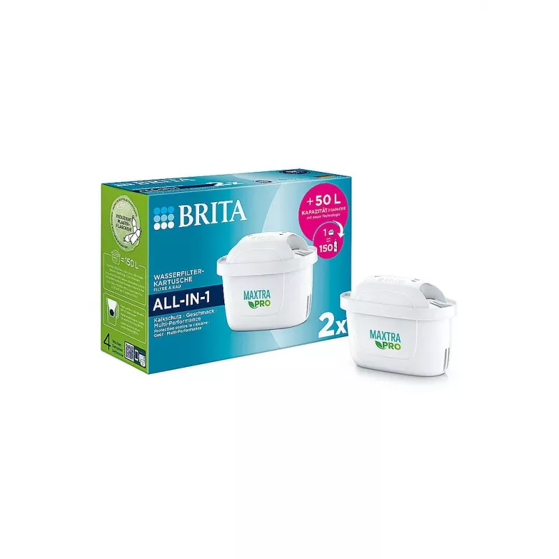 Waterfiltercartridge Brita 122003 2 stuks wit