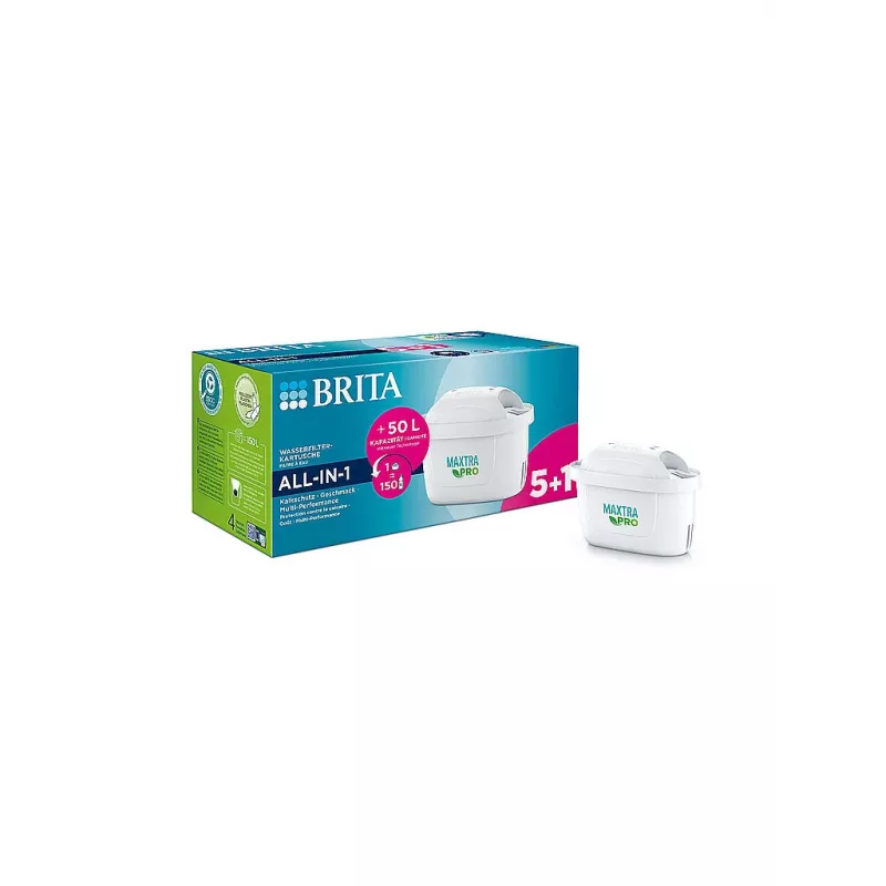 BRITA tafelwaterfilter Maxtra Pro filtercartridge 5+1 pack