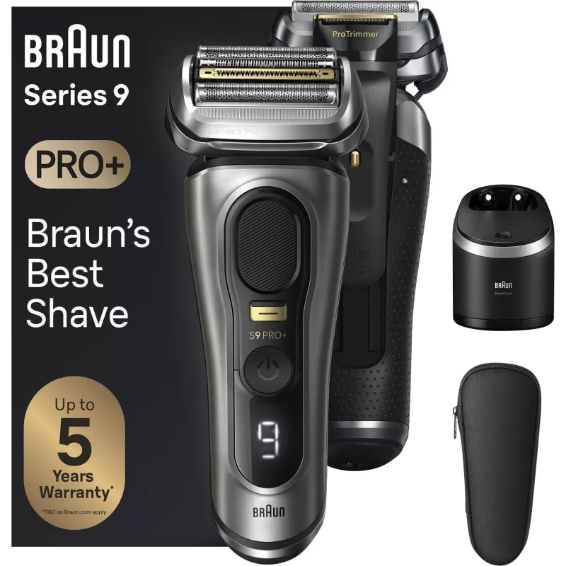 Braun Series 9 Pro+ 9565cc nat- & droogscheerapparaat foliescheerapparaat trimmer metallic