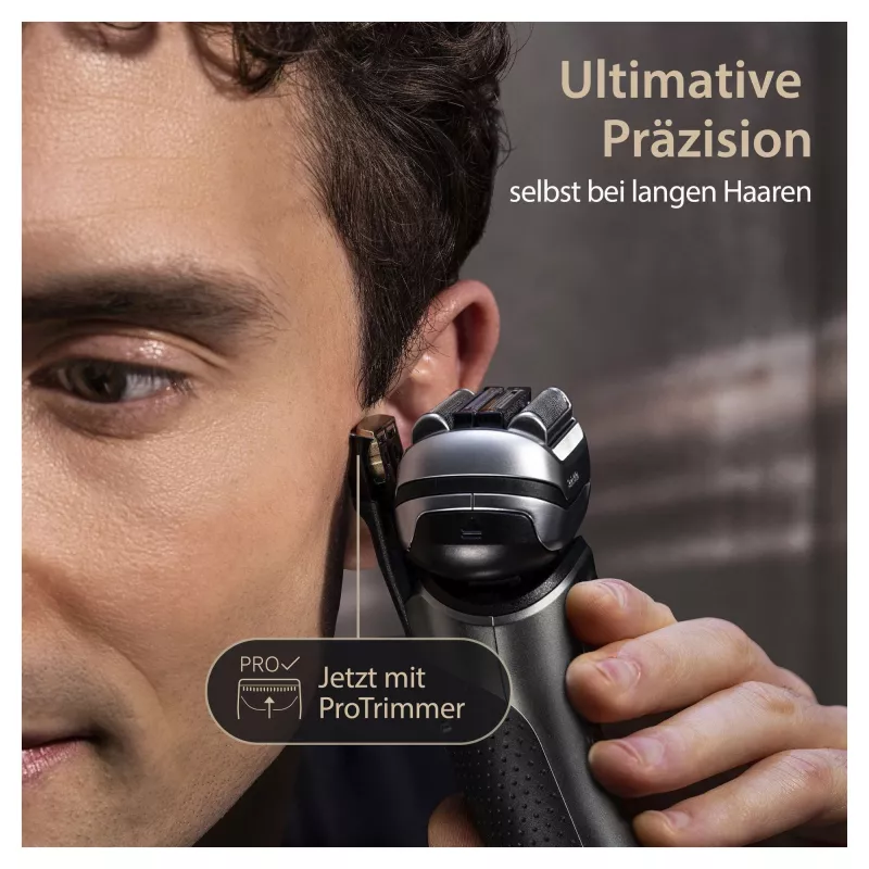 Braun Series 9 Pro+ 9565cc nat- & droogscheerapparaat foliescheerapparaat trimmer metallic