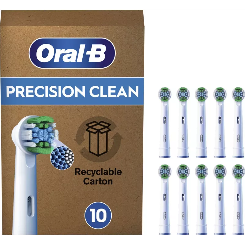 Vervangende borstelkoppen BRAUN Oral‑B Pro Precision Clean, 10-pack