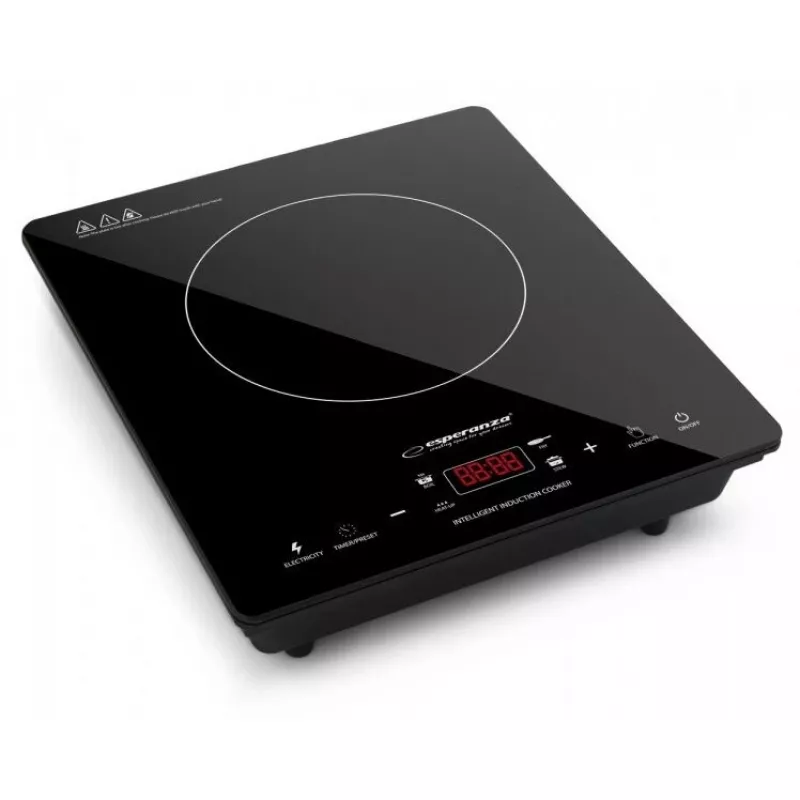 Esperanza EKH009 kookplaat zwart vlak oppervlak 28 cm inductiekookplaat 1 kookzone(s)
