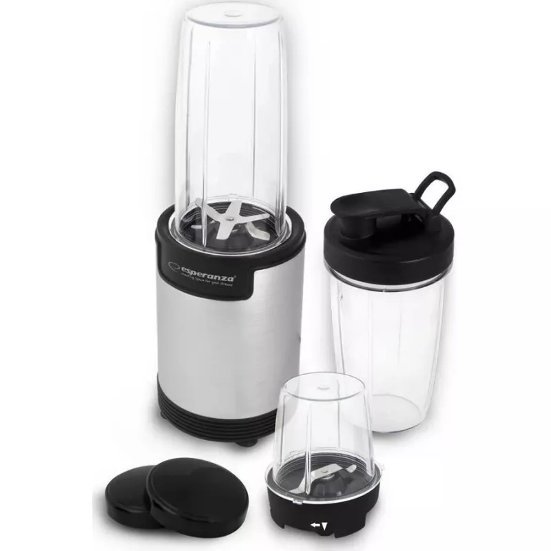 Tafelblender Esperanza EKM030 zwart roestvrij staal
