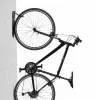 Wandgemonteerde fietsendrager MACLEAN MC-432, verticale fietshouder, verstelbare breedte, max. belasting 30 kg, zwart