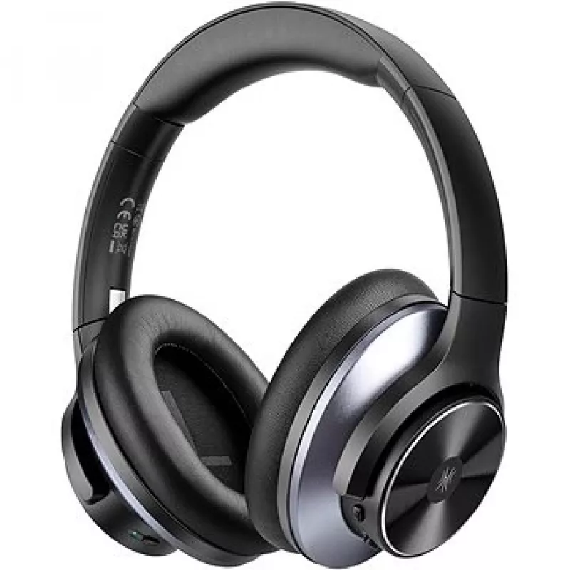 OneOdio a-AD07-01 A10 over-ear headset Bluetooth zwart/blauw noise