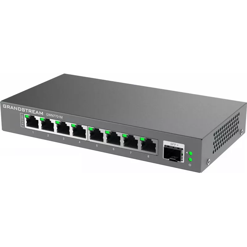 Grandstream Networks GWN7701M netwerkswitch unmanaged 2.5G Ethernet (100/1000/2500) zwart