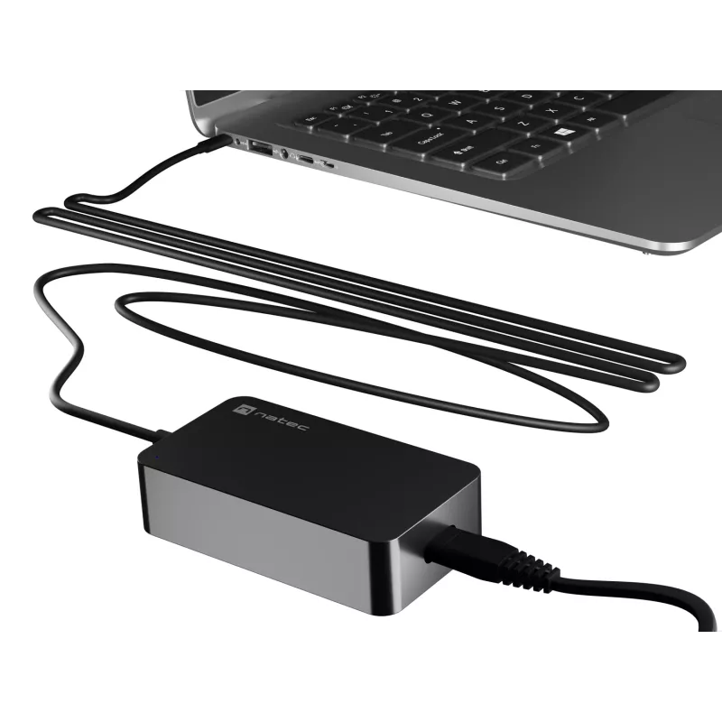 NATEC Grayling USB-C 45W voeding universeel zwart