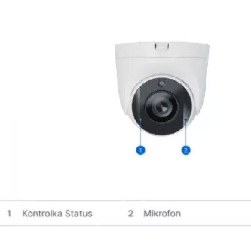 Synology TC500 beveiligingscamera turret IP-beveiligingscamera binnen & buiten 2880 x 1620 pixel plafond