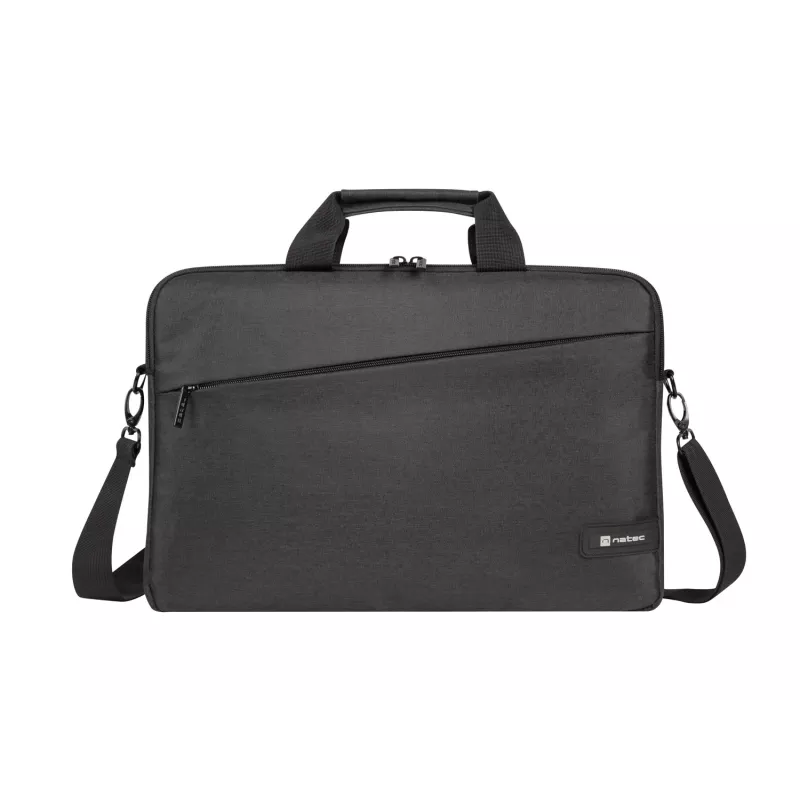 Aktetas NATEC Beira 39,6 cm (15,6 inch) — polyester, 1 hoofdvak, schouderband, zwart