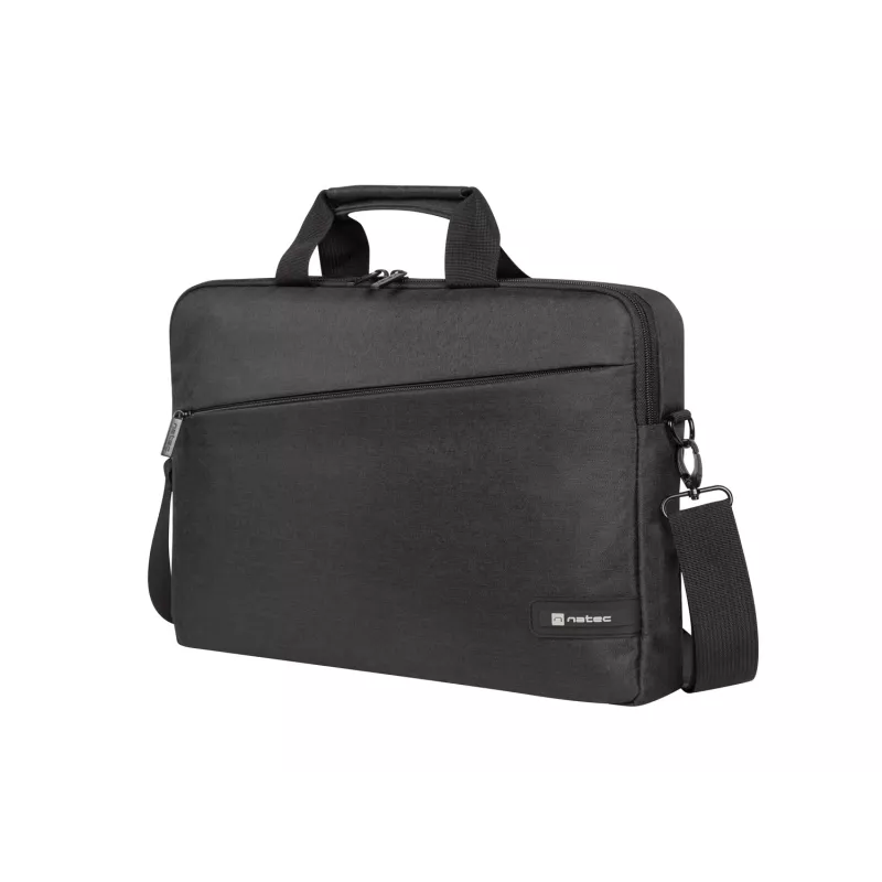 Aktetas NATEC Beira 39,6 cm (15,6 inch) — polyester, 1 hoofdvak, schouderband, zwart