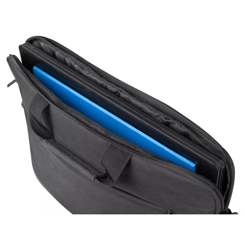 Aktetas NATEC Goa voor 39,6 cm (15,6 inch) laptops, polyester, 1 vak, schouderband, zwart