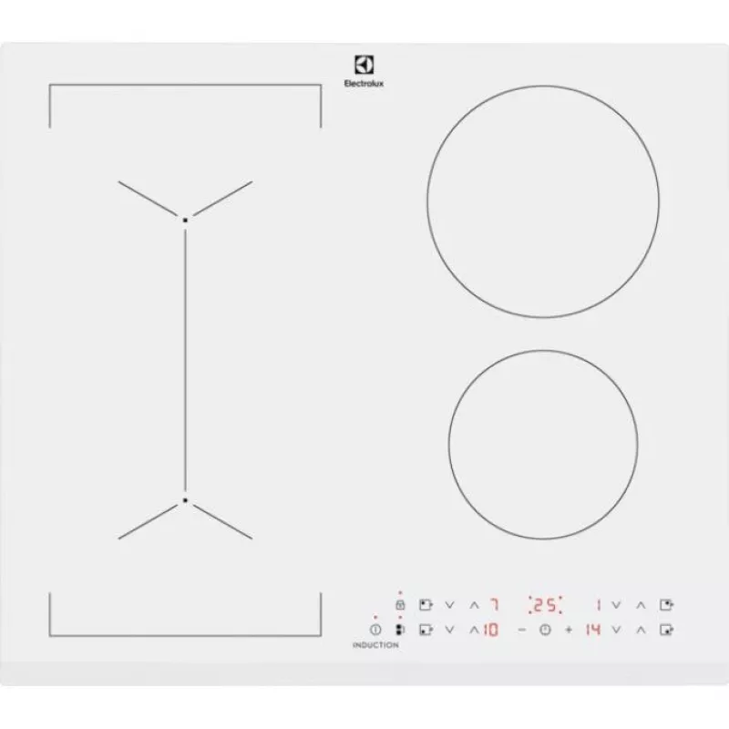 Electrolux LIV63431BW wit inbouw-inductiekookplaat, 59 cm, 4 zones