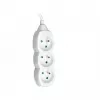 Tracer PowerCord verlengsnoer, 3 stopcontacten, 3 m, wit