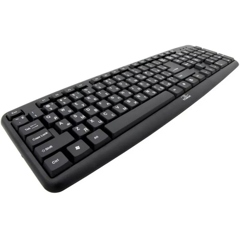 Esperanza TKR101 toetsenbord office USB QWERTY Engels, Russisch zwart