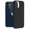 Matte silicone case 3mk voor iPhone 13 zwart