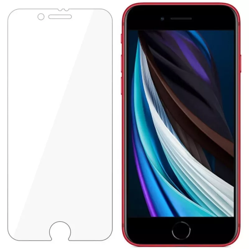 3MK FlexibleGlass hybride screenprotector voor iPhone SE 2020/2022, 0,2 mm, 7H, transparant